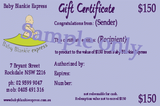 ONLINE E-GIFT CERTIFICATES